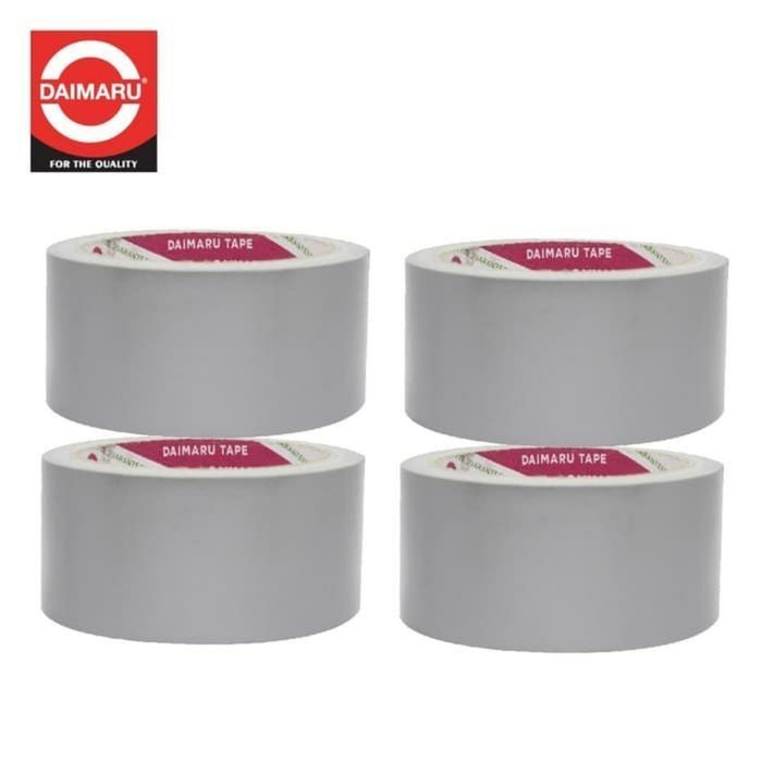 

DAIMARU cloth tape 48mm x 12m 2"inch lakban silver abu-abu isolasi