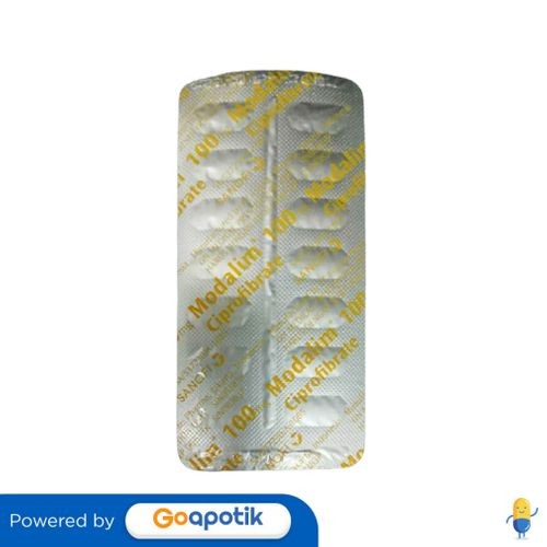 Modalim 100 Mg Strip 14 Tablet