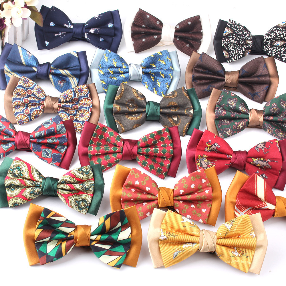 

New Floral Bow tie Casual Shirts Bow ties For Men Women Bow knot Groomsmen Bow Ties Cravats Party Wedding Bowties For Gifts