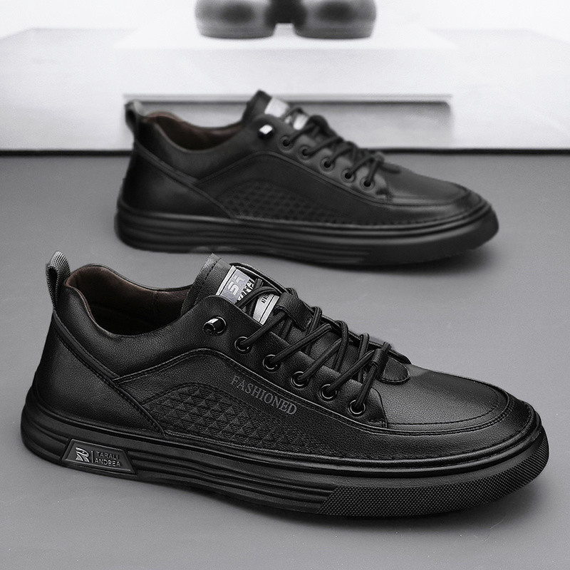 Sepatu Hitam Pria Sepatu Casual Sepatu Sneakers Pria