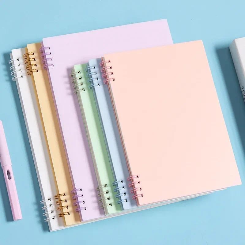 

A5 Morandi Spiral Notebook coil Notepad Daily Weekly Agenda Planner Notebooks Stationery Office School Supplies
