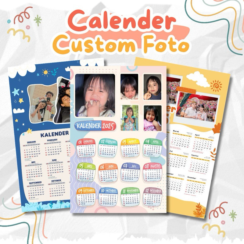 

SAYGIFT - Kalender Dinding 2025 | Kalender Partai | Kalender 2025 Aesthetic | Kalender Dinding 2025 Custom A3 | Kalender Foto CETAK KALENDER DINDING CUSTOM FOTO 2025 MURAH BERKUALITAS[COD] Kalender Aestetic Custom Foto Tahun 2025