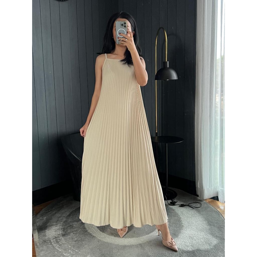Dress Plisket Mayung / Dress Plisket Maxi / Dress Plisket Muslim