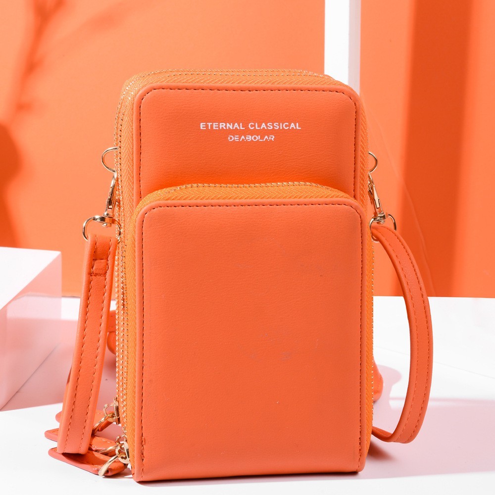 Deabolar K3205 Dompet Tas Selempang Bahu Wanita Tali Panjang Muat HP Besar Dan Kosmetik Power Bank