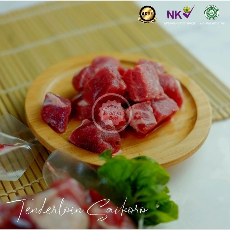 

WAHYU BEEF - SAIKORO TENDERLOIN 500GR - GRASS FED ORGANIK