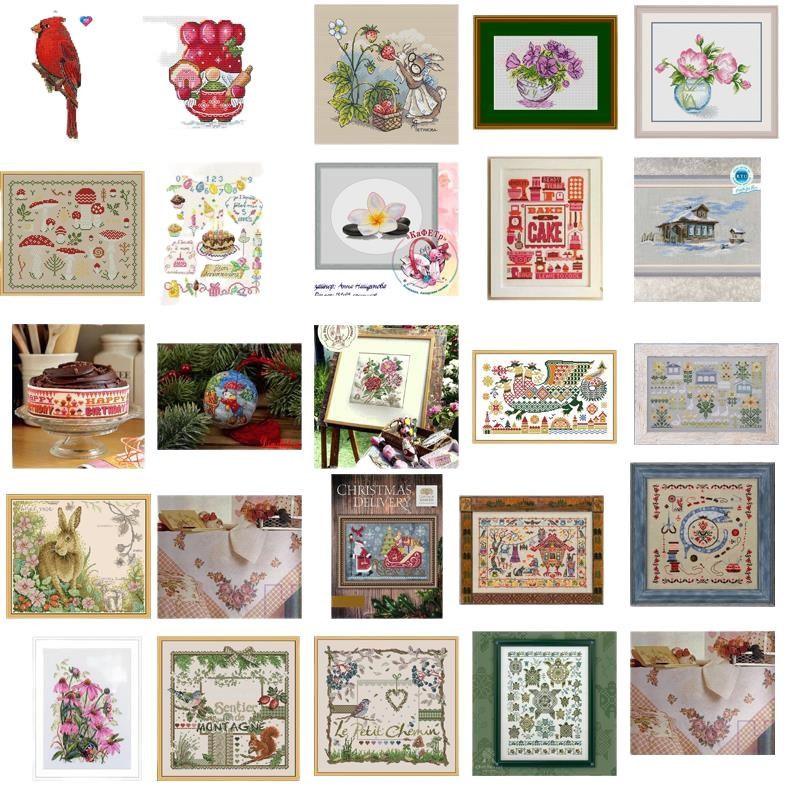 

PDF by E-mail Selling 5-96 Cross Stich Embroidery set Electronic drawing Cross Stich Needlework