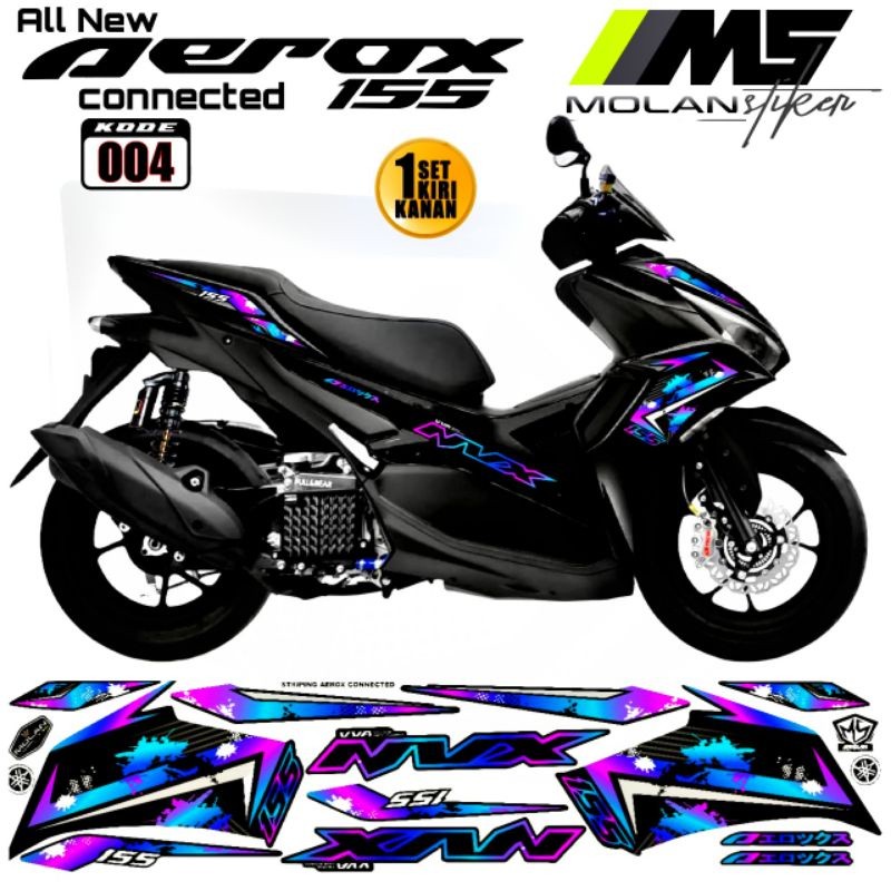 Decal Striping Variasi Aerox New 155 All New Aerox 155 Aerox