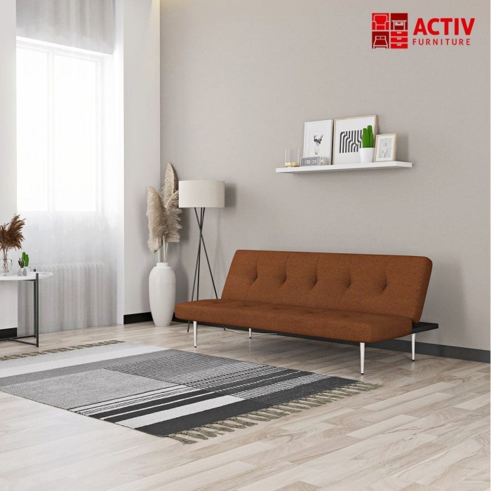 Sofa Bed Sofabed Ruang Tamu Minimalis / Sofabed Tamu Namu SB 160 J Brown Coklat