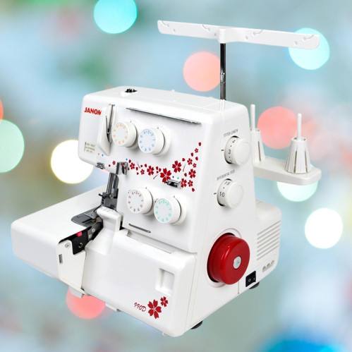 Janome 990D Mesin Obras dan Neci Portable Multifungsi