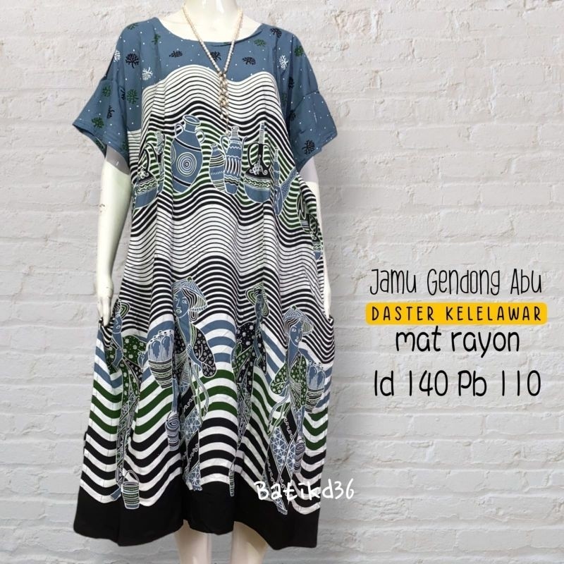 BATIK D36 baju tidur daster kelelawar Ct jamu gendong Rayon adem daster premium