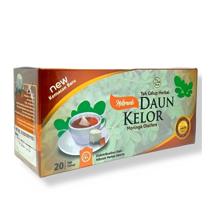 

TEH CELUP HERBAL DAUN KELOR HIKMAH ISI 20 KANTONG