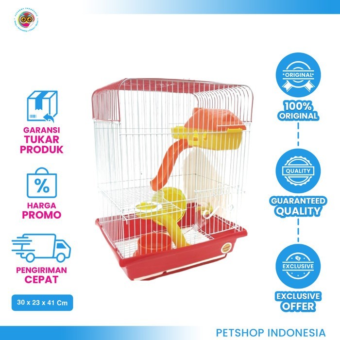 Hamster Cage HM128 - Kandang Hamster
