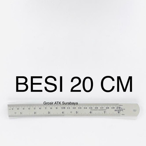 

( StaLand ) PENGGARIS BESI 20 CM / Garisan BESI Stainless Steel 20 CM