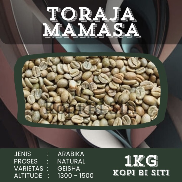 GreenBean Arabika Toraja Mamasa Natural process