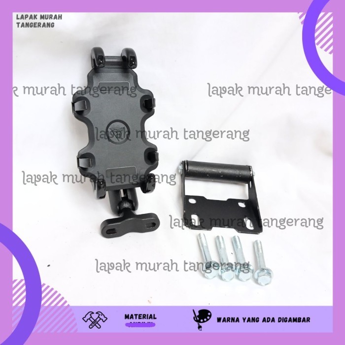 PAKET HOLDER GPS HP PCX LOKAL 150 160 PHONE HOLDER MOTOWOLF ALUMUNIUM STANG MOTOR BRAKET BRACKET BRE
