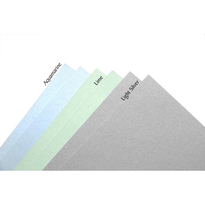 

Fancy Paper 230 gsm A4 - Light Silver, Perak Muda