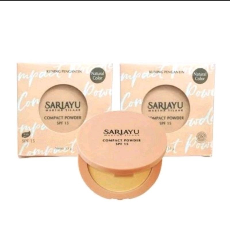 Sariayu Compact Powder SPF15 Kuning Langsat Kining Pengantin | Sari Ayu Bedak Padat Comapct Refill