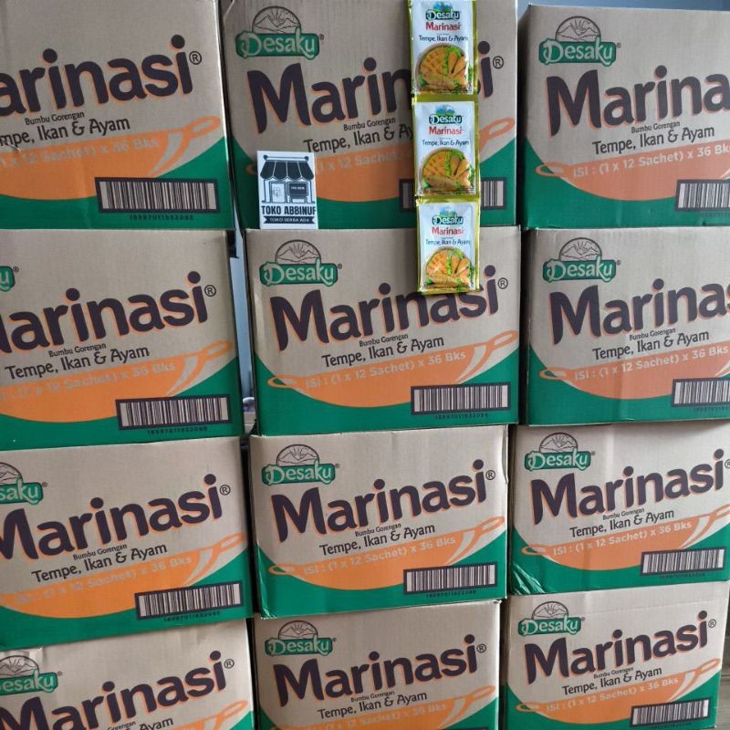 

1 DUS - DESAKU MARINASI TEMPE IKAN & AYAM- ISI 36 RENCENG