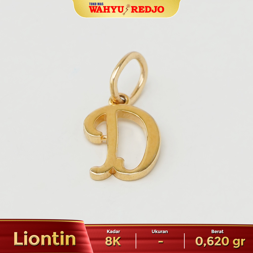 LIONTIN INISIAL HURUF 8K WAHYU REDJO PAMERAN