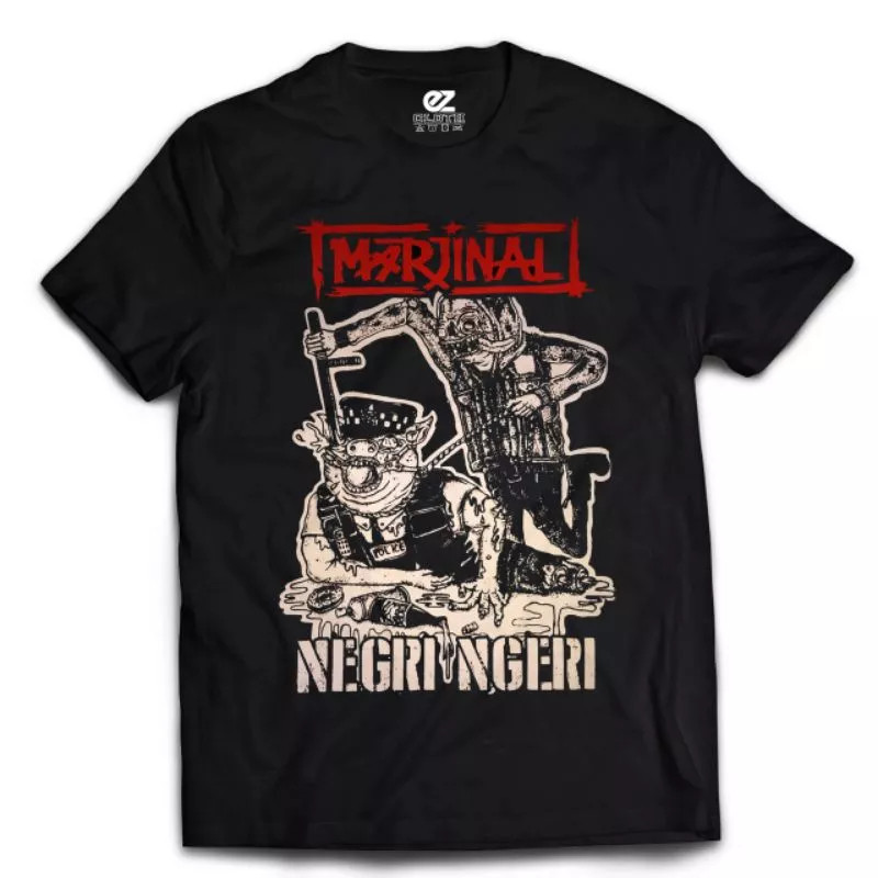 kaos marjinal negeri negeri / kaos band punk marjinal / kaos band / kaos distro metal terlaris