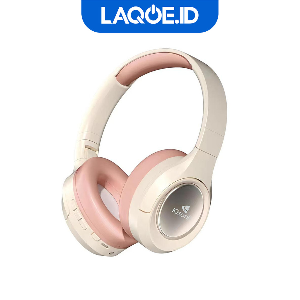 Headset Bluetooth 5.3 Kisonli A5 Headphone Wireless TWS Gaming Sport Foldable