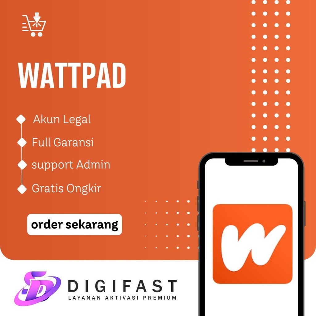 Wattpad Premium Plus 1 Tahun Full Garansi - Baca Cerita Tanpa Iklan Full Version No Ads