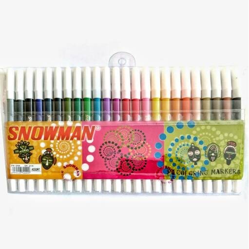 

[New Arrival] Spidol Snowman Set 24 Warna/ Marker 24 Colors