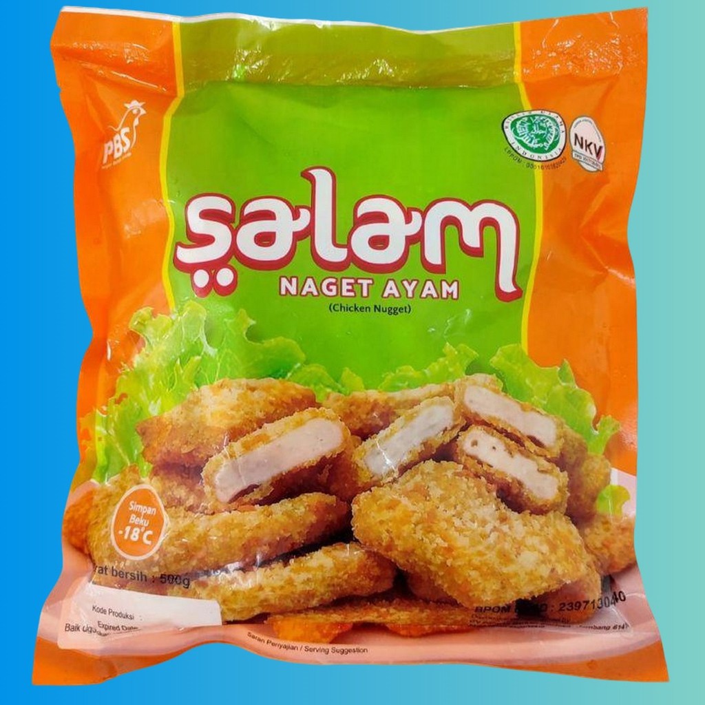 

Salam Chicken Nuget Ayam 250 gr / 500 gr