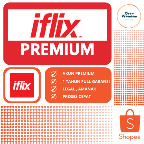 Iflix Premium/Vip 1 Tahun Full Garansi Proses Cepat