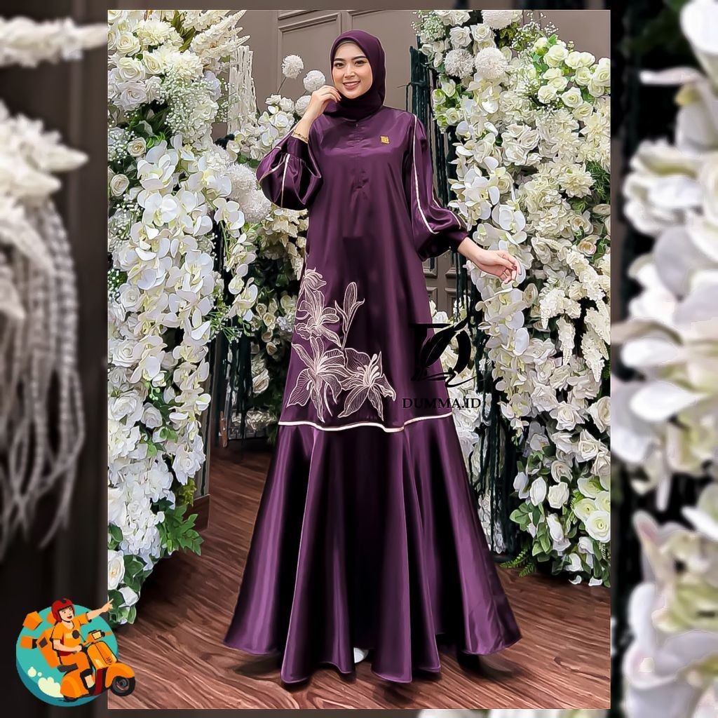 ( NEW ) GAMIS TERBARU PERMATA DRESS WANITA MUSLIMAH PREMIUM 2025 BY DUMMA.ID