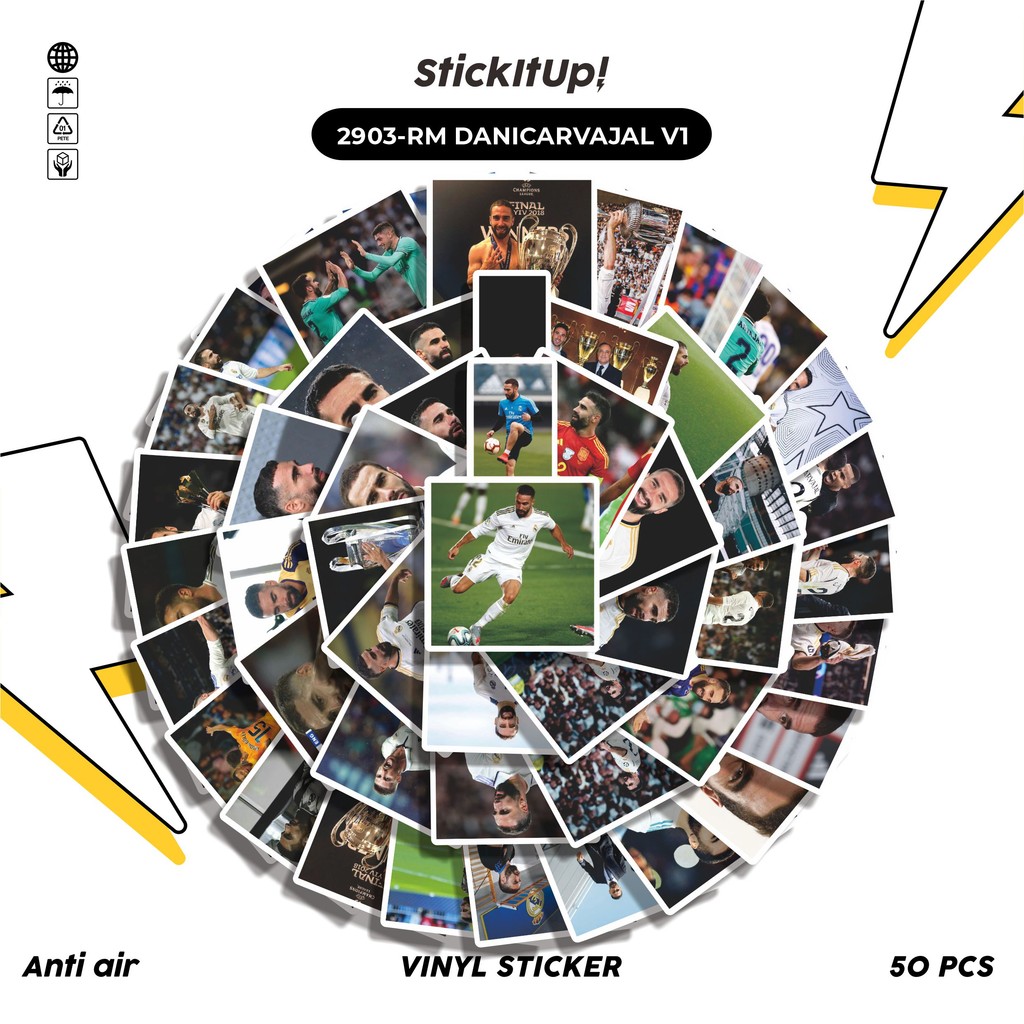 

COD 50 Pcs Stiker RM DANICARVAJAL V1 Lucu Anti Air Untuk Dekorasi Notebook Sepeda Skateboard Handphone DIY