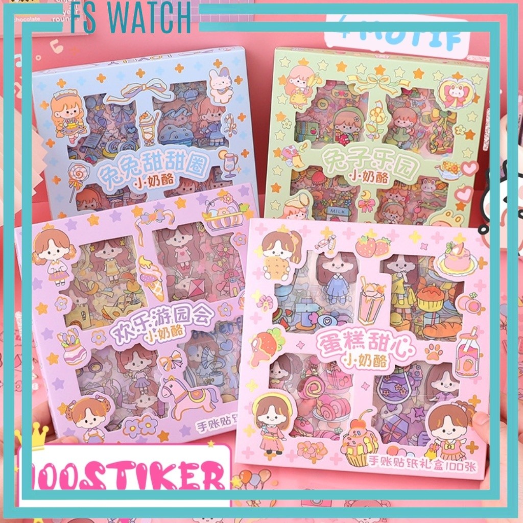 

FSW Sticker Momo Sticker Waterproof Dapat Box isi 100 Lembar Stiker Lucu Bisa COD