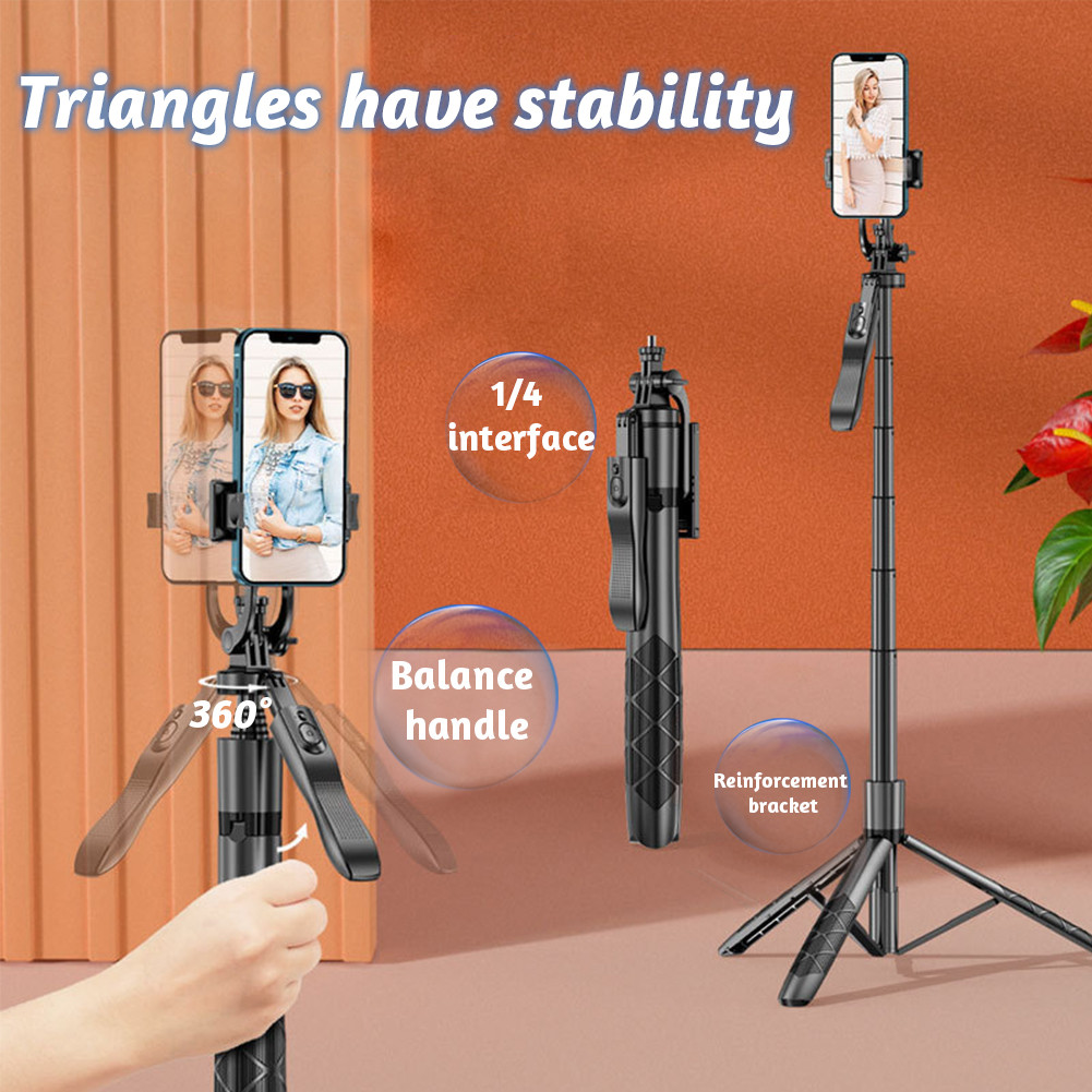IK8 TNW L16 P180 Tongsis Tripod Bluetooth Selfie Stick Remote HP Kamera DSLR Tongsis 1800MM dengan