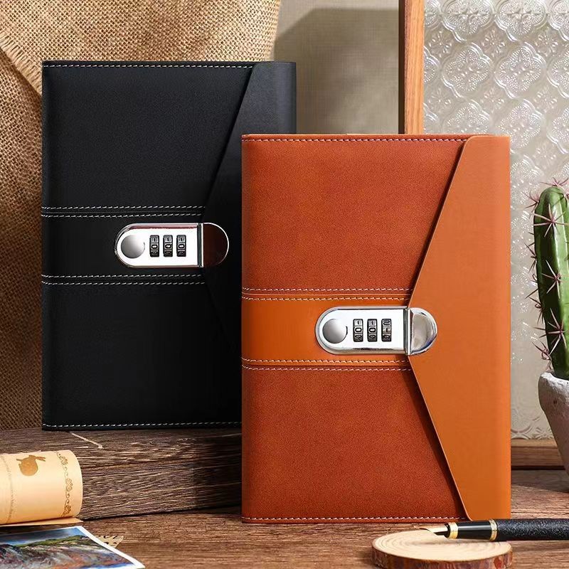 

A5 Diary with Lock Student Girl Privacy Secret Password Notebook 240 Pages Handbook Office Agenda Notes School Stationery