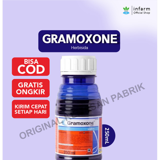 INFARM - Gramoxone 250ml Herbisida Pembasmi Rumput Gulma Liar Racun Rumput Paling Ampuh Sampai Akar 