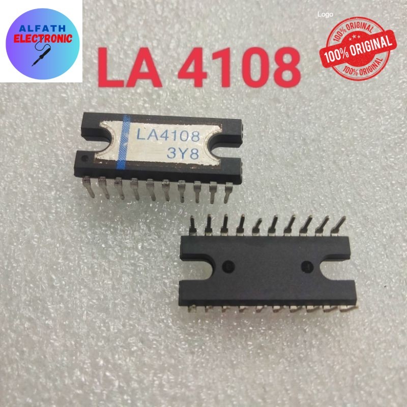 IC LA 4108 TRANSISTOR LA4108 IC LA4108 ORIGINAL KUALITAS BAGUS