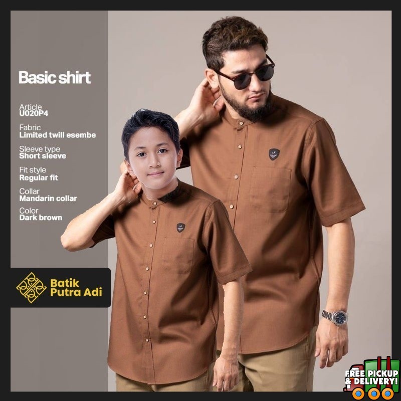Batik Putra Adi - Baju koko kurta couple premium distro excellent quality lengan pendek ayah&anak | 