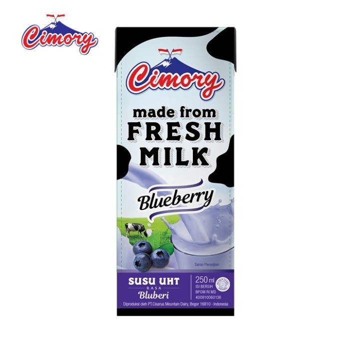 

New Item CIMORY UHT MILK BLUEBERRY 250ML