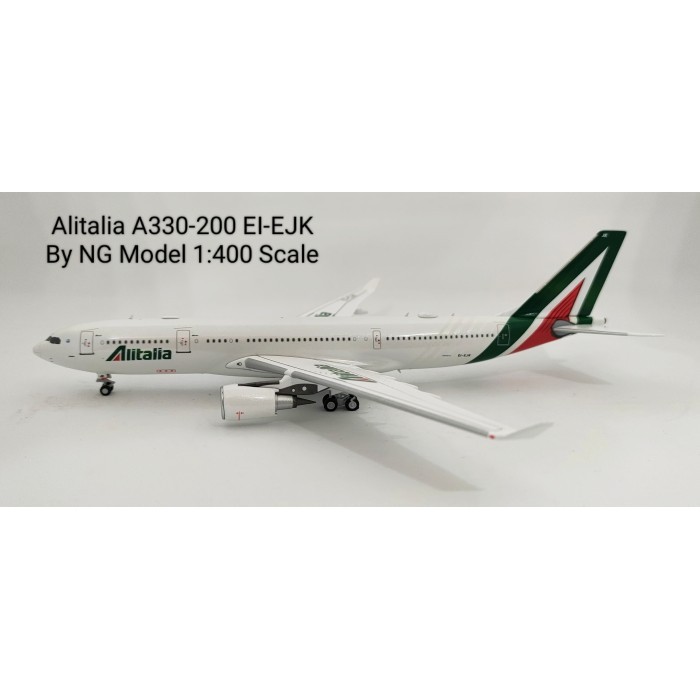 Pesawat Terbang Alitalia A330-200 EI-EJK  NG Model Skala 1/400 Diecast