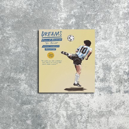 

DL25 Poster Hiasan Dinding Argentina Maradona