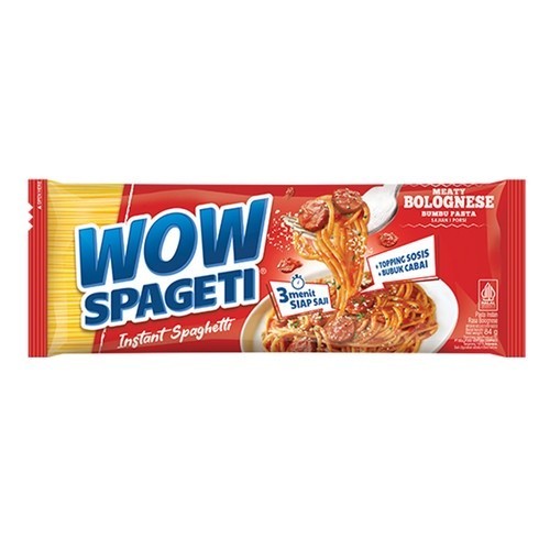 

NEW ITEM NOODLE WOW SPAGETI BOLOGNESE 84G