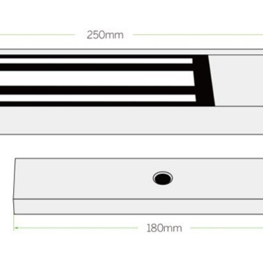 

LARIS -EM LOCK + BRACKET LZ 280KG 600LBS / MAGNETIC DOOR LOCK 280KG 600LBS - Only Bracket, 5 Kabel