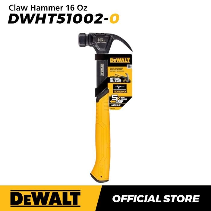 Dewalt Claw Hammer / Palu Kambing 16 Oz DWHT51002-0