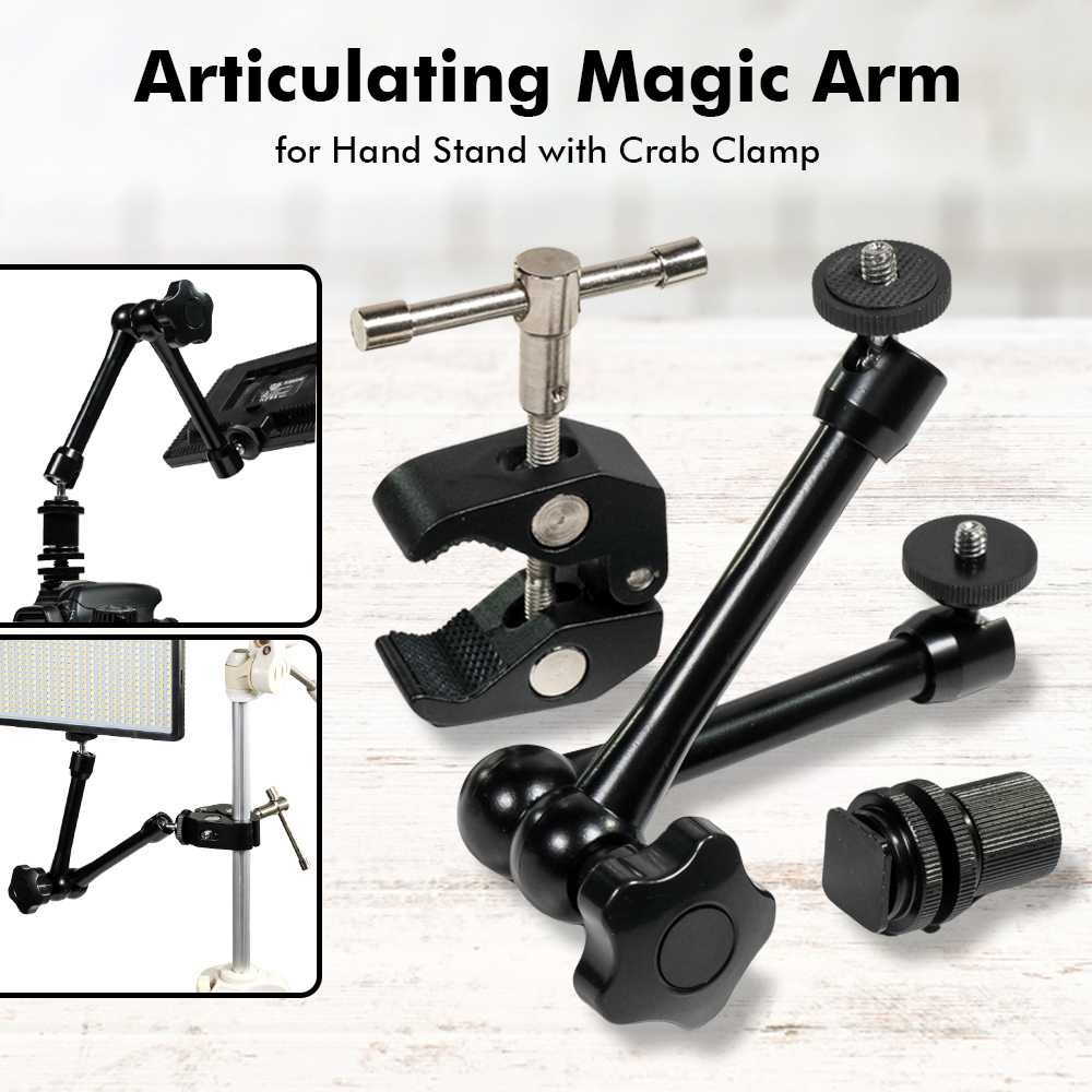 AShop Articulating Magic Arm Long for Hand Stand with Crab Clamp