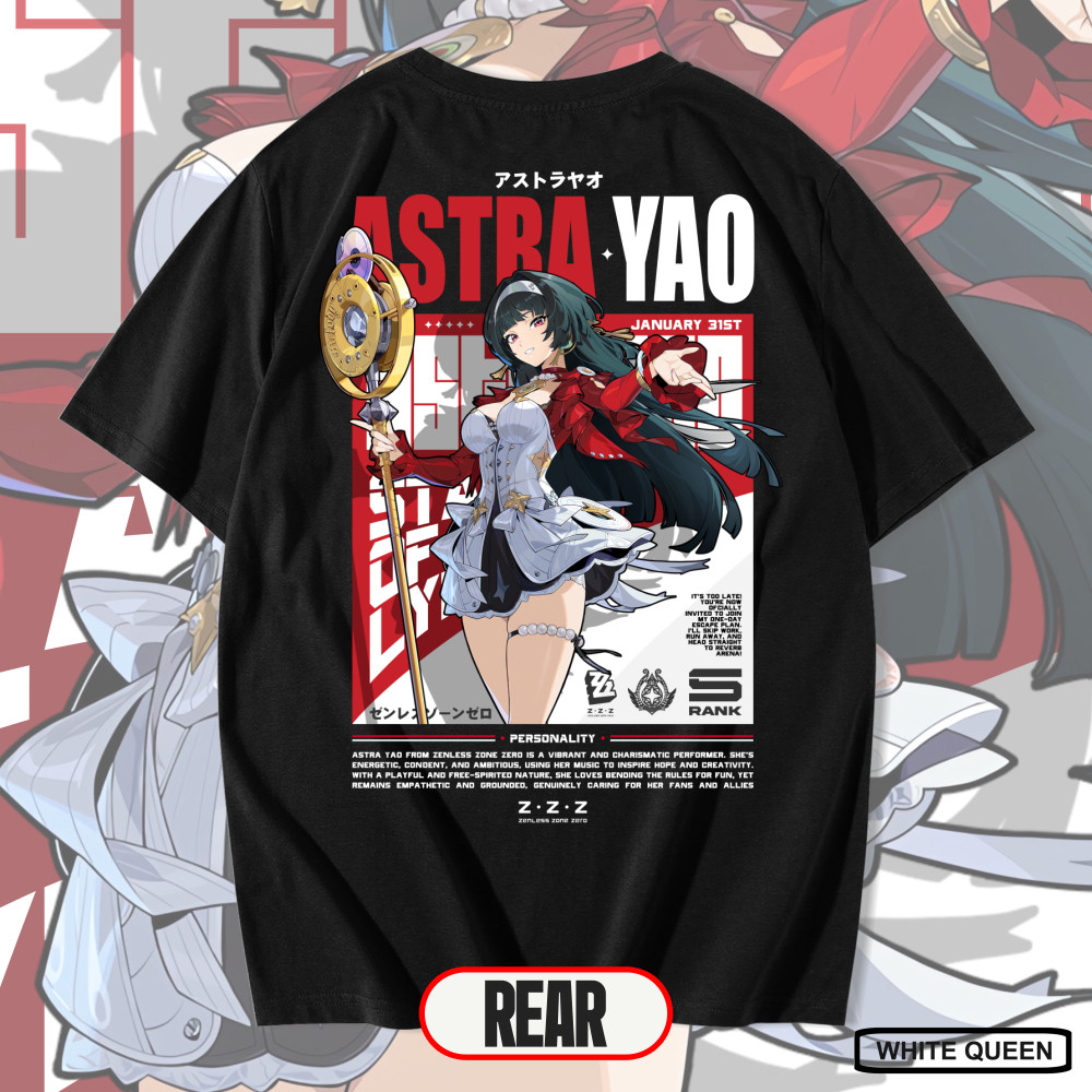 KAOS ASTRA YAO ZENLESS ZONE ZERO - KAOS DISTRO PRIA & WANITA KAOS ANIME & GAME ZZZ ASTRA YAO