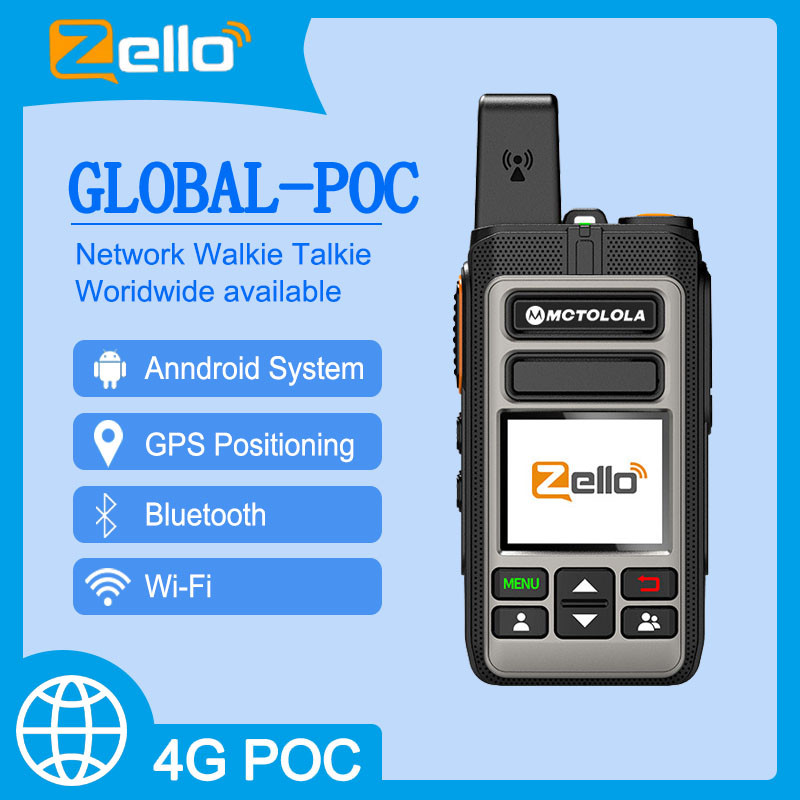 MOTOLOLA Zello POC wireless remote control walkie talkie SIMcard 4G 3G Android Bluetooth mobile phon