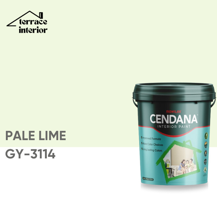 Cat Tembok Mowilex Cendana Interior Warna Hijau 5 kg - Pale Lime
