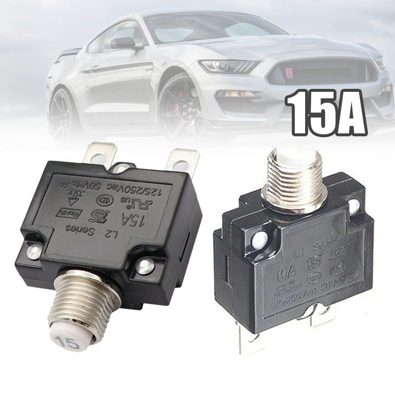 【Brand New】15A Sekring Mobil Aki Anak Automatic Reset Relay Mainan Mobil/Motor Aki/Accu