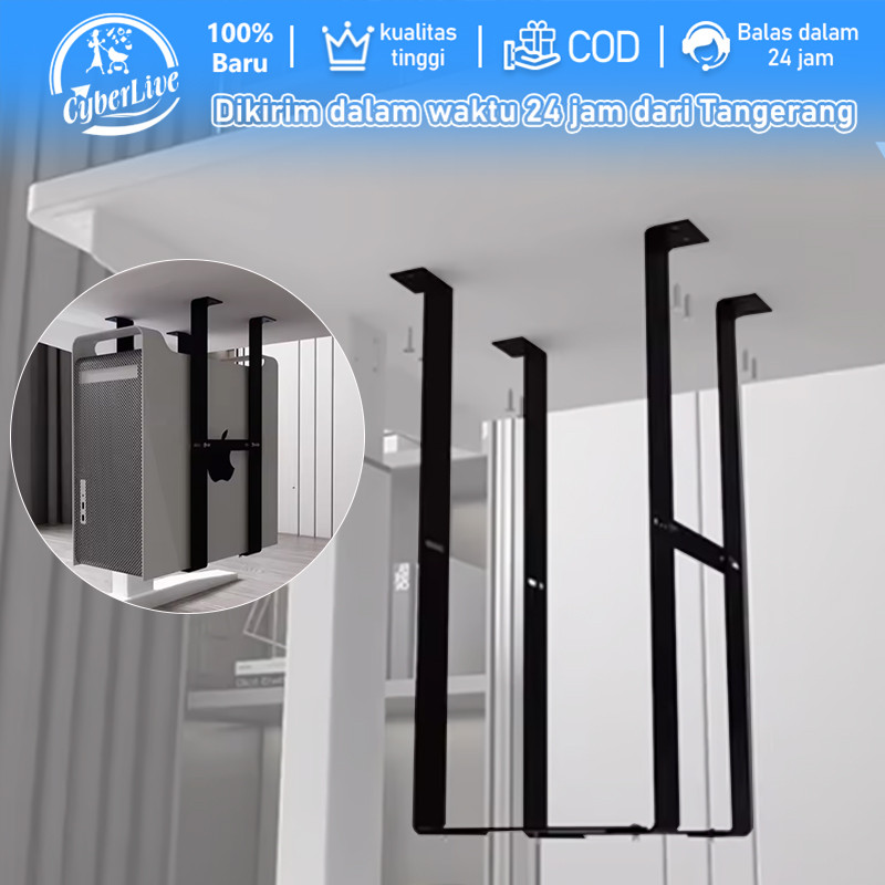 Bracket Casing Komputer Rak CPU Minimalis Tray CPU Komputer Bracket Gantung Dinding CPU Komputer