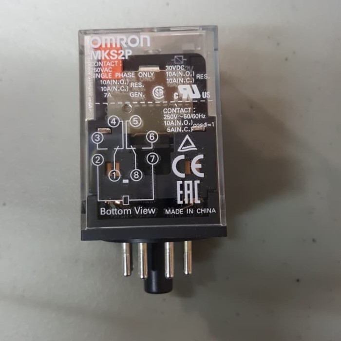 Relay MKS2P 12VDC omron